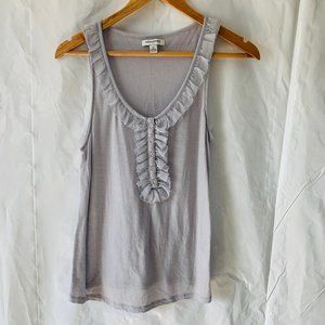 Banana Republic Sleeveless Ruffle Button Blouse